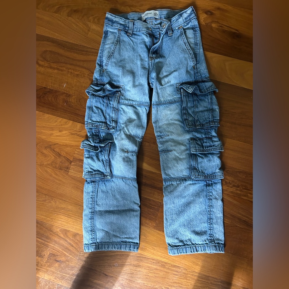 Abercrombie boys cargo jeans size 7/8